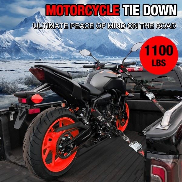 Heavy Duty Motorcycle Tie Down Strap XIANGLE Or Customized Logo Printed